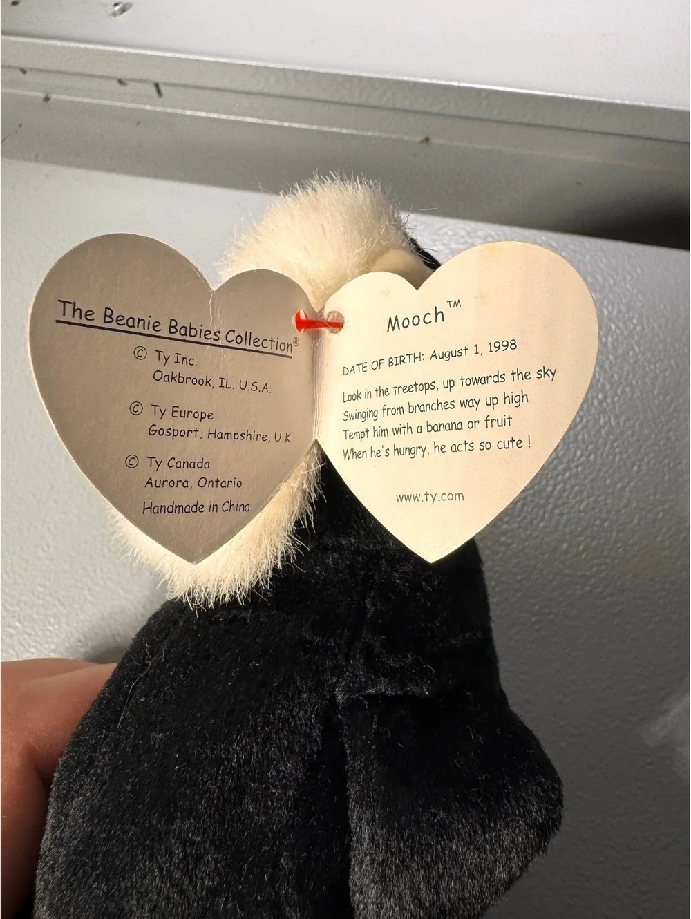 TY Beanie Baby Mooch